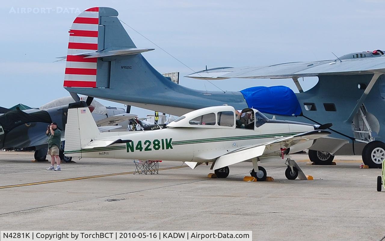 N4281K, 1948 Ryan Navion C/N NAV-4-1281, Navion on the static ramp at Andrews AFB Open House '10.