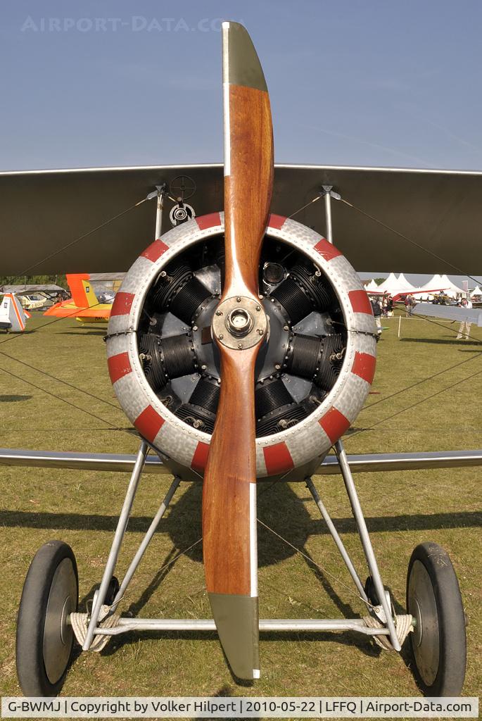 G-BWMJ, 1981 Nieuport 17 Scout Replica C/N PFA 121-12351, at lffq