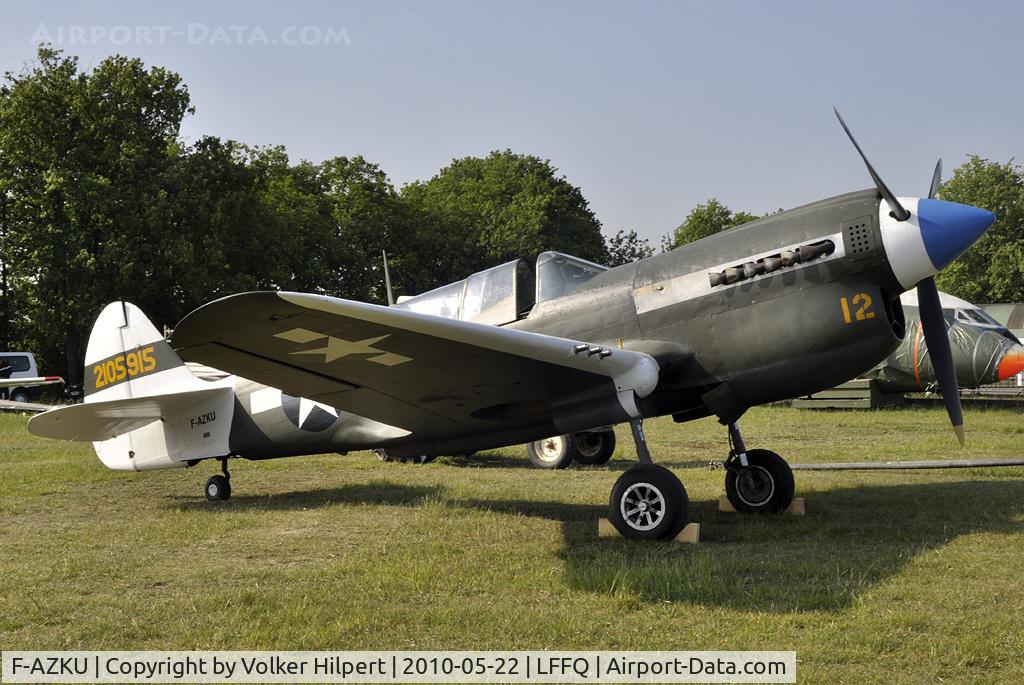F-AZKU, 1942 Curtiss P-40N Warhawk C/N 29677, at lffq