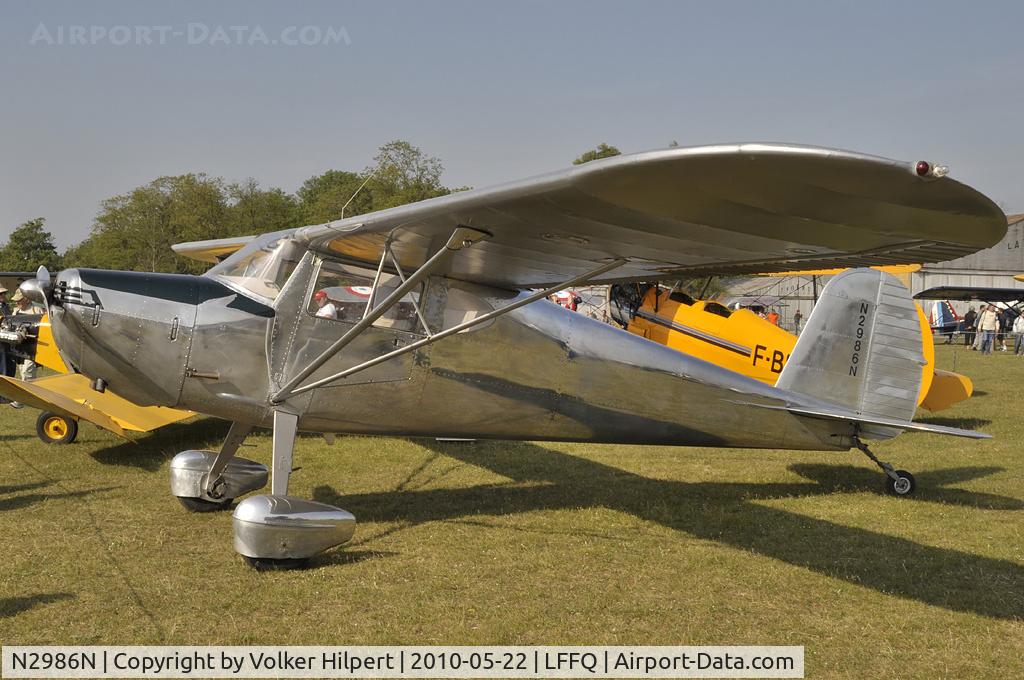 N2986N, 1947 Cessna 140 C/N 13244, at lffq
