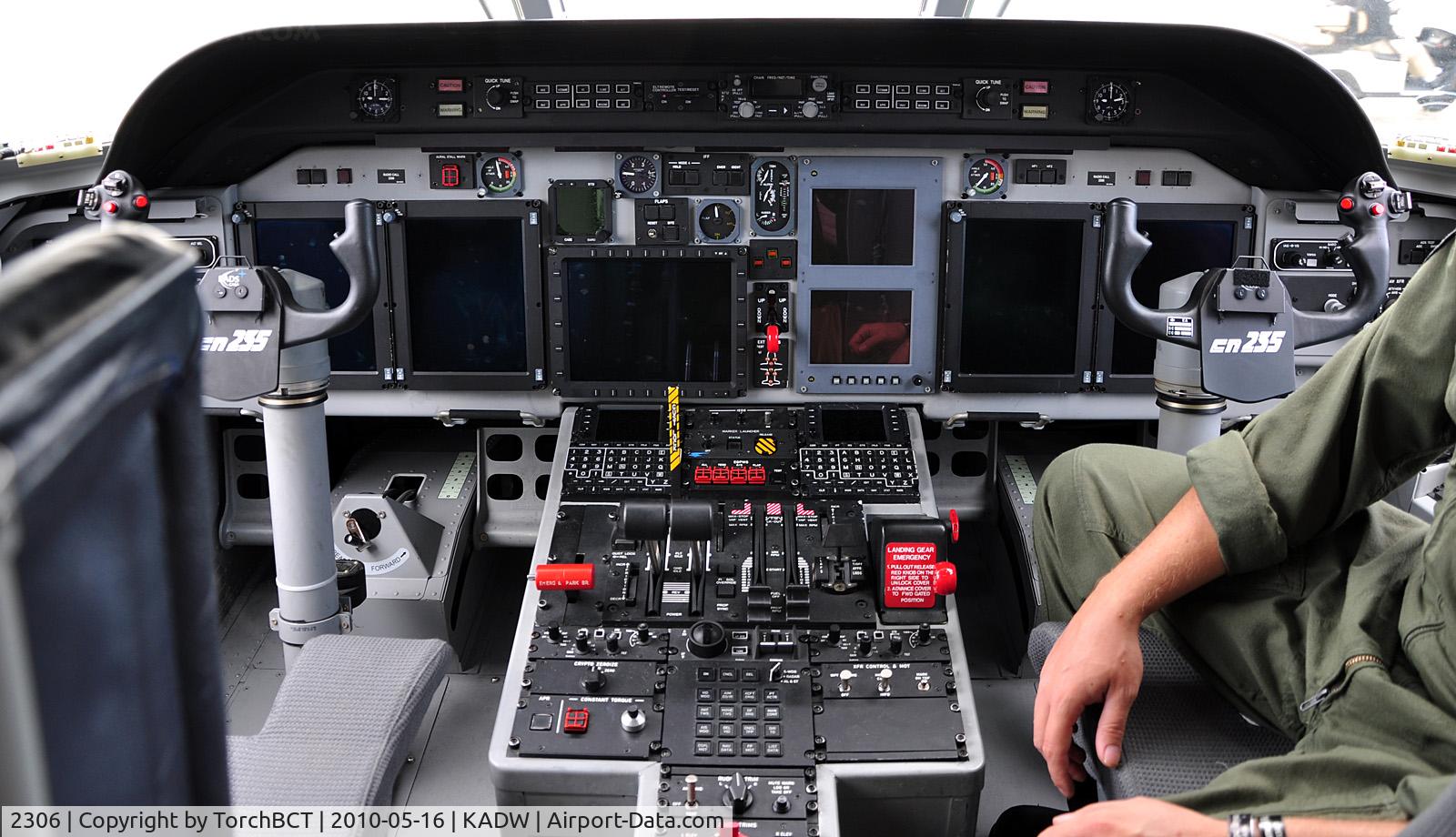 2306, Airtech HC-144A Ocean Sentry (CN-235M-300) C/N C175, Glass Cockpit of the HC-144A Ocean Sentry.