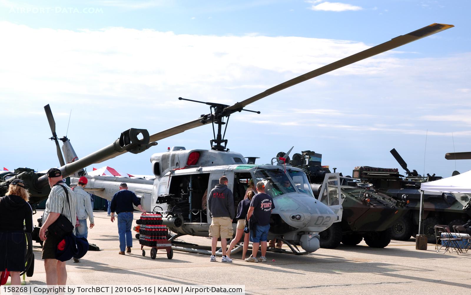 158268, Bell UH-1N Iroquois C/N 31609, HMLA-467 Huey on display at Andrews AFB Open House '10.