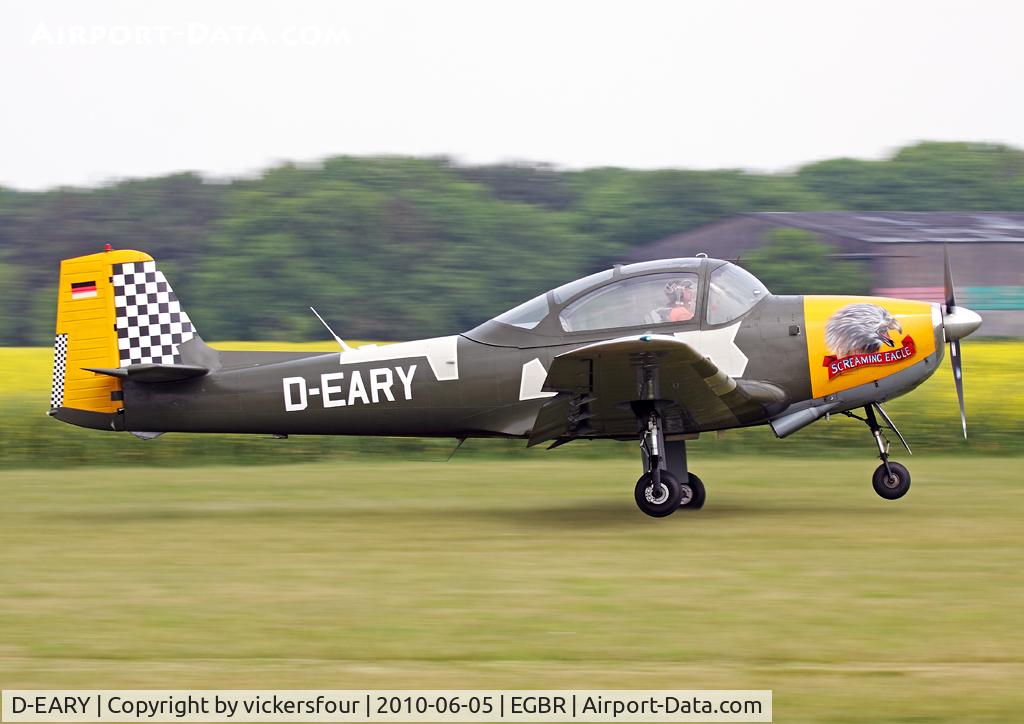 D-EARY, 1959 Piaggio P-149D C/N 057, Privately operated. Breighton.