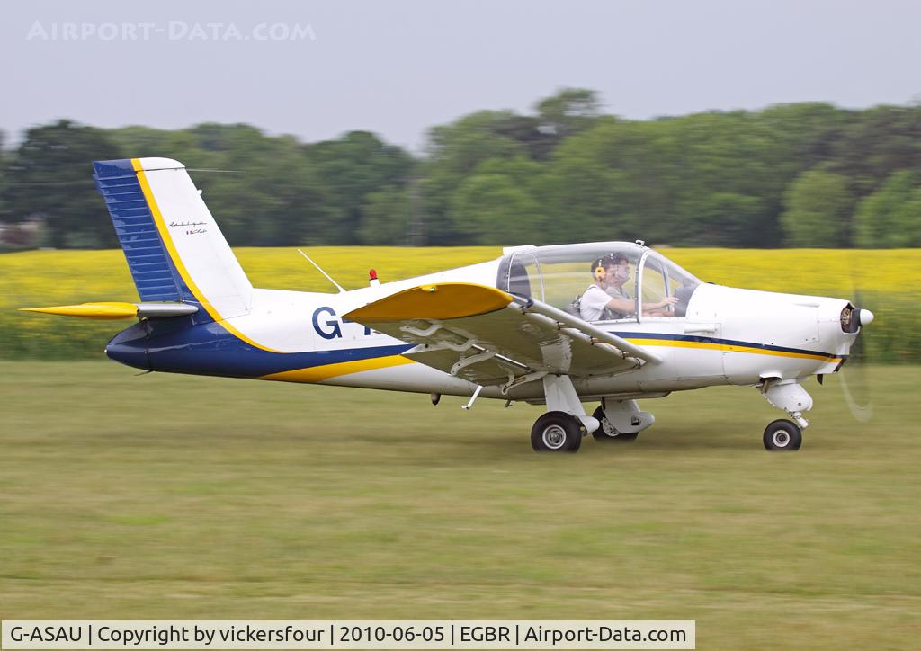 G-ASAU, 1962 Morane-Saulnier MS-880B Rallye Club C/N 179, Privately operated. Breighton.