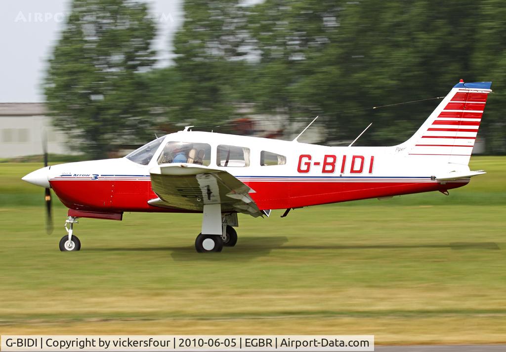 G-BIDI, 1978 Piper PA-28R-201 Cherokee Arrow III C/N 28R-7837135, Privately operated. Breighton.