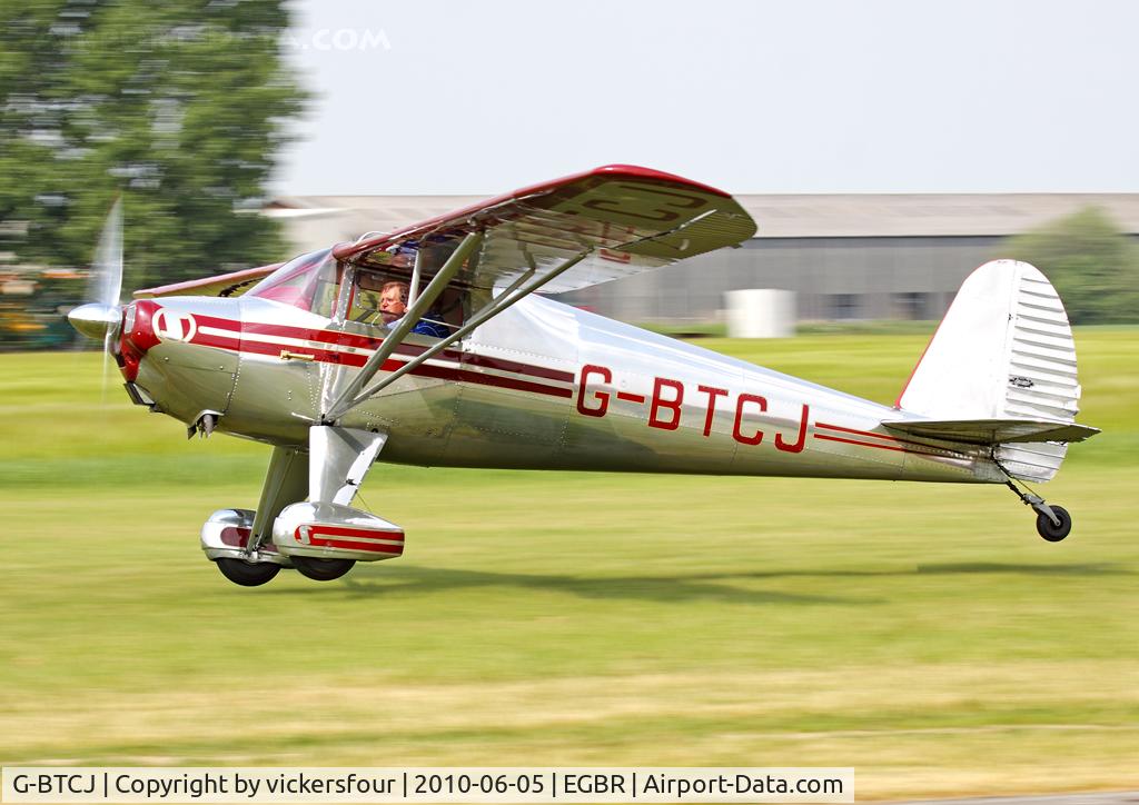 G-BTCJ, 1941 Luscombe 8E Silvaire C/N 1869, Privately operated. Breighton.