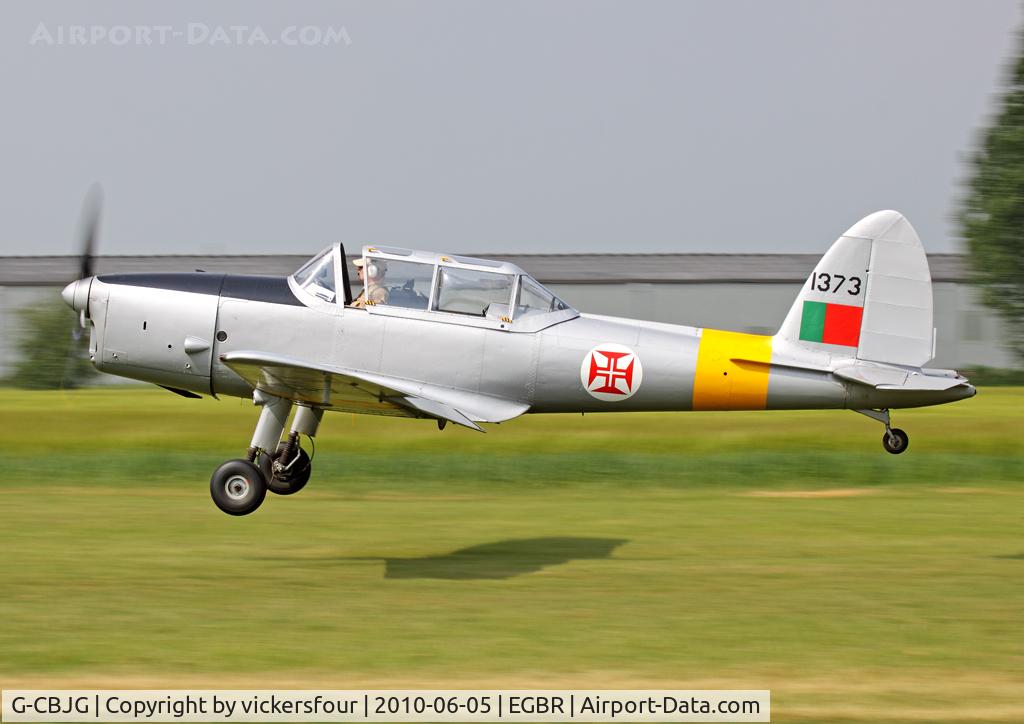 G-CBJG, 1961 OGMA DHC-1 Chipmunk T.20 C/N OGMA-63, Privately operated former Portuguese Air Force aircraft, still wearing its former serial 1373. Breighton.