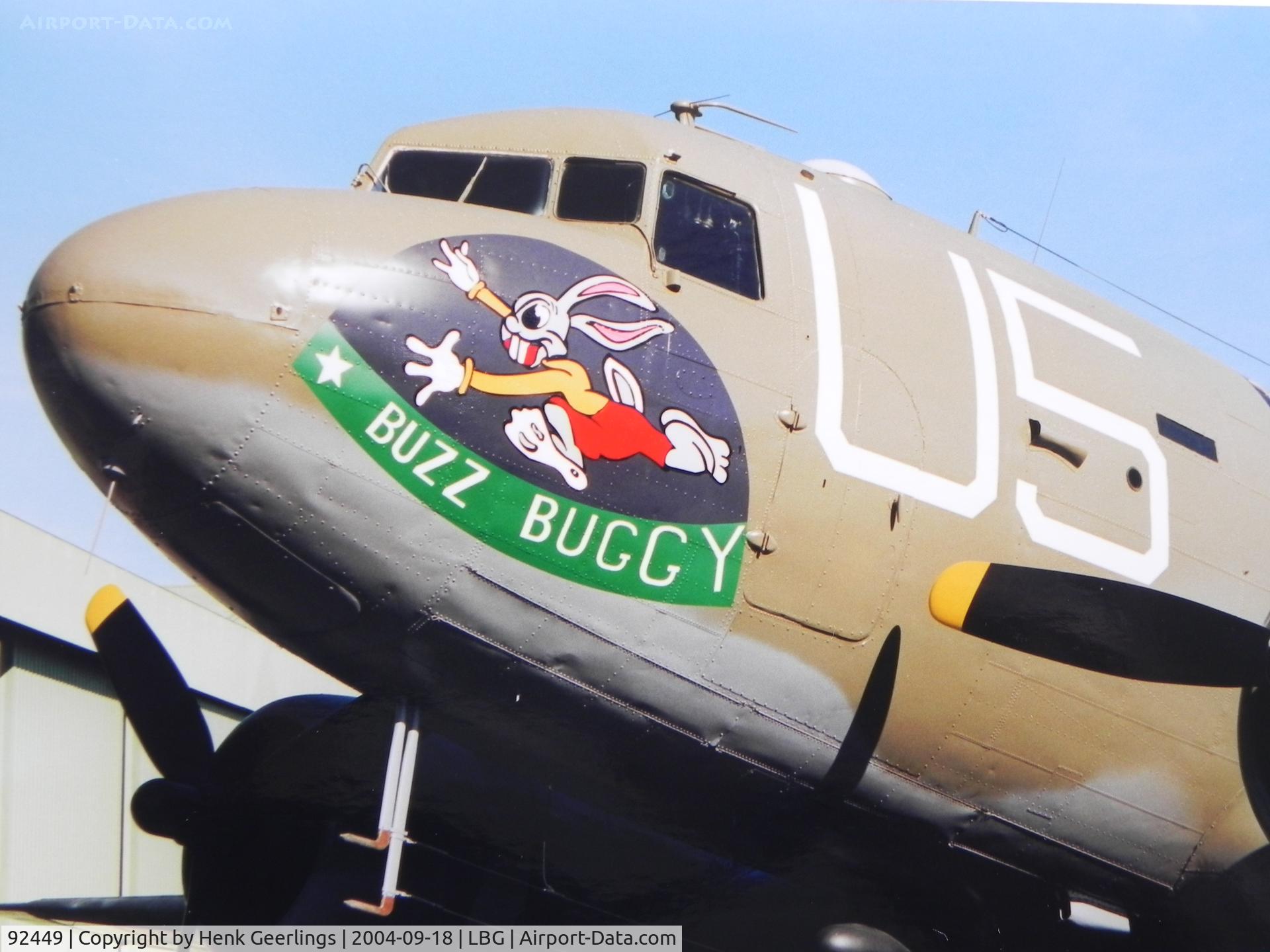92449, Douglas C-47A Skytrain C/N 12251, French AF ; ex F-BEFB ; cs USAAF as 2100558 Musee de L'aire - Le Bourget Airport Scan from photo taken in Sep 2004