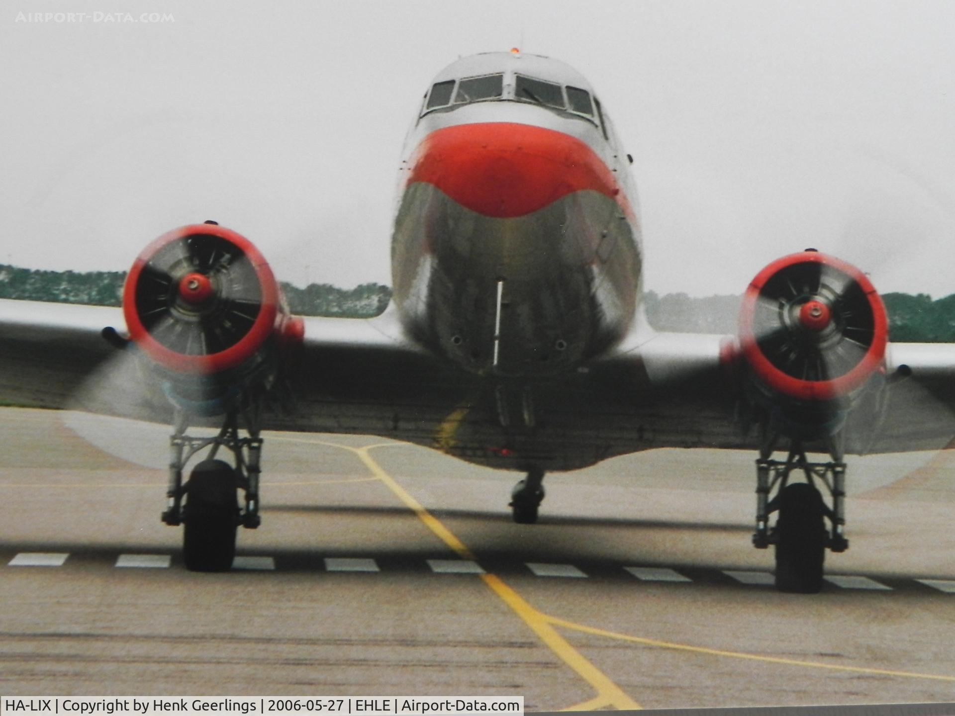 HA-LIX, 1949 Lisunov Li-2T Cab C/N 18433209, Fly-In at Aviodrome Air Museum at Lelystad Airport

Scan from photo taken in May 2006