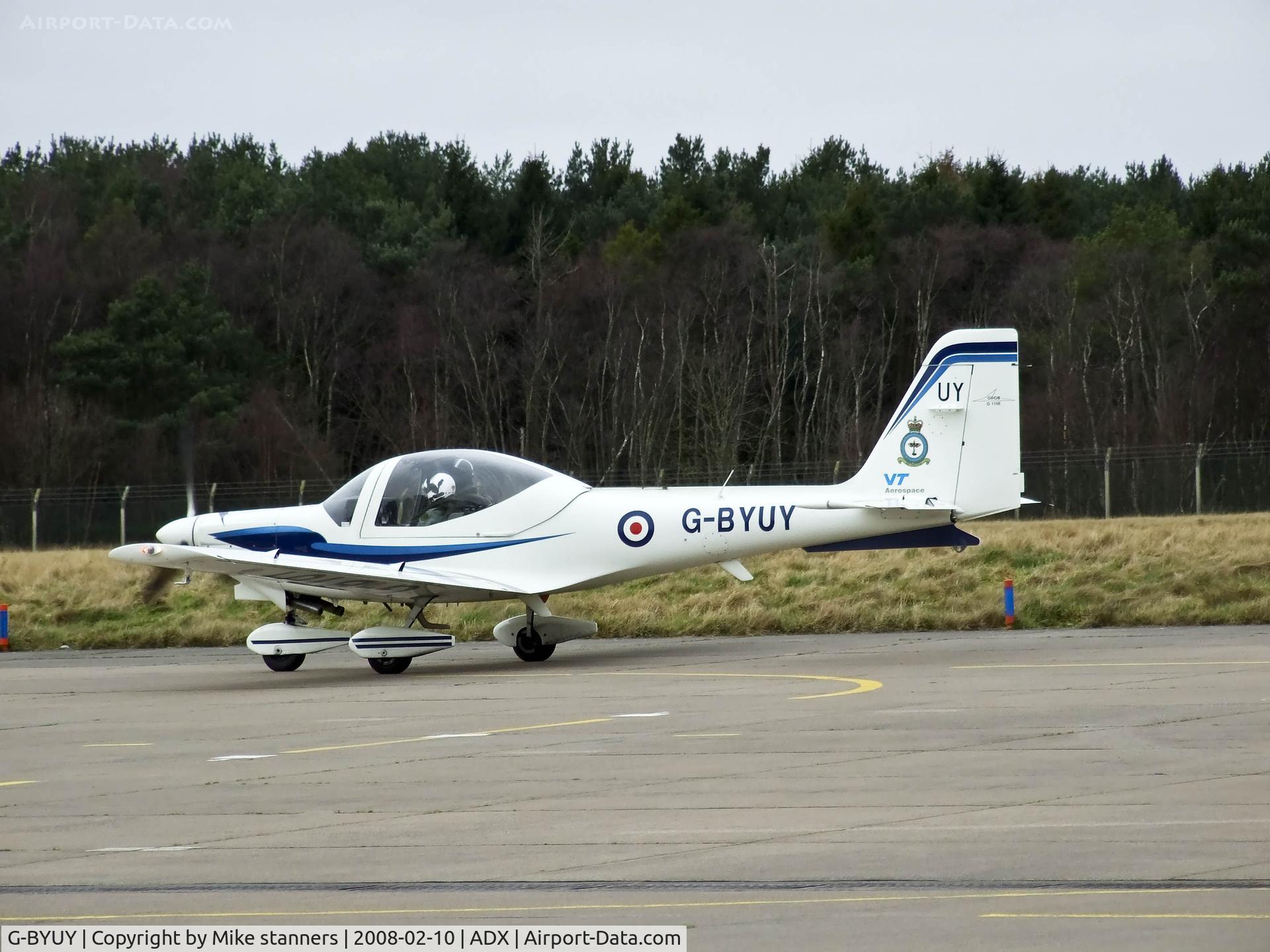 G-BYUY, 2000 Grob G-115E Tutor T1 C/N 82109/E, Tutor from 1EFTS/12AEF Taxiing out for another sortie
