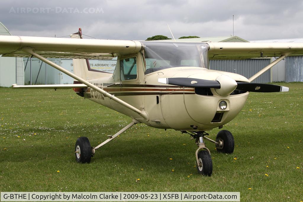 G-BTHE, 1974 Cessna 150L C/N 150-75340, Cessna 150L at Fishburn Airfield, UK in 2009.