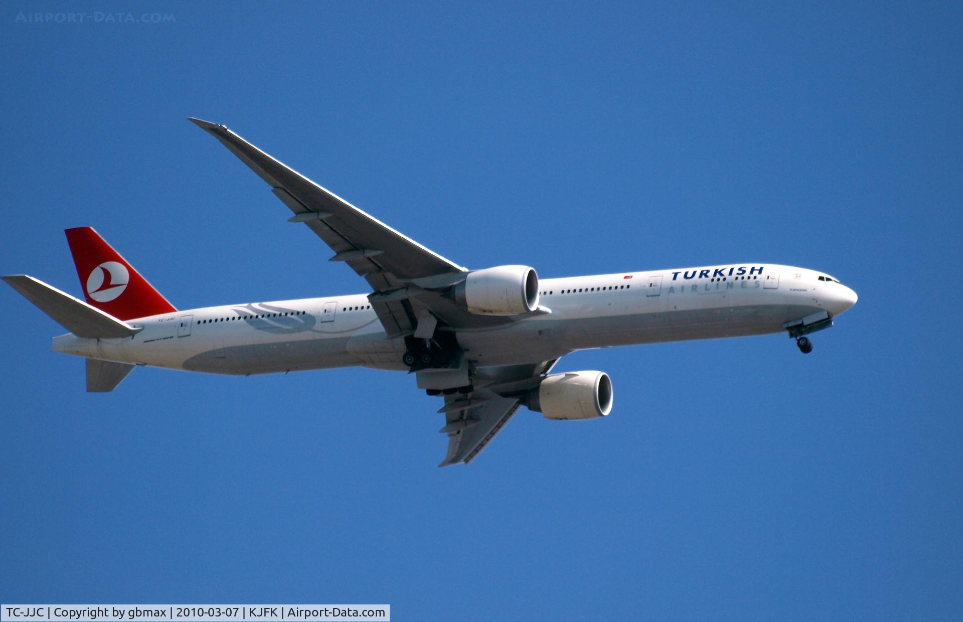 TC-JJC, 2007 Boeing 777-35R/ER C/N 35164, Turkish Airlines flying to JFK