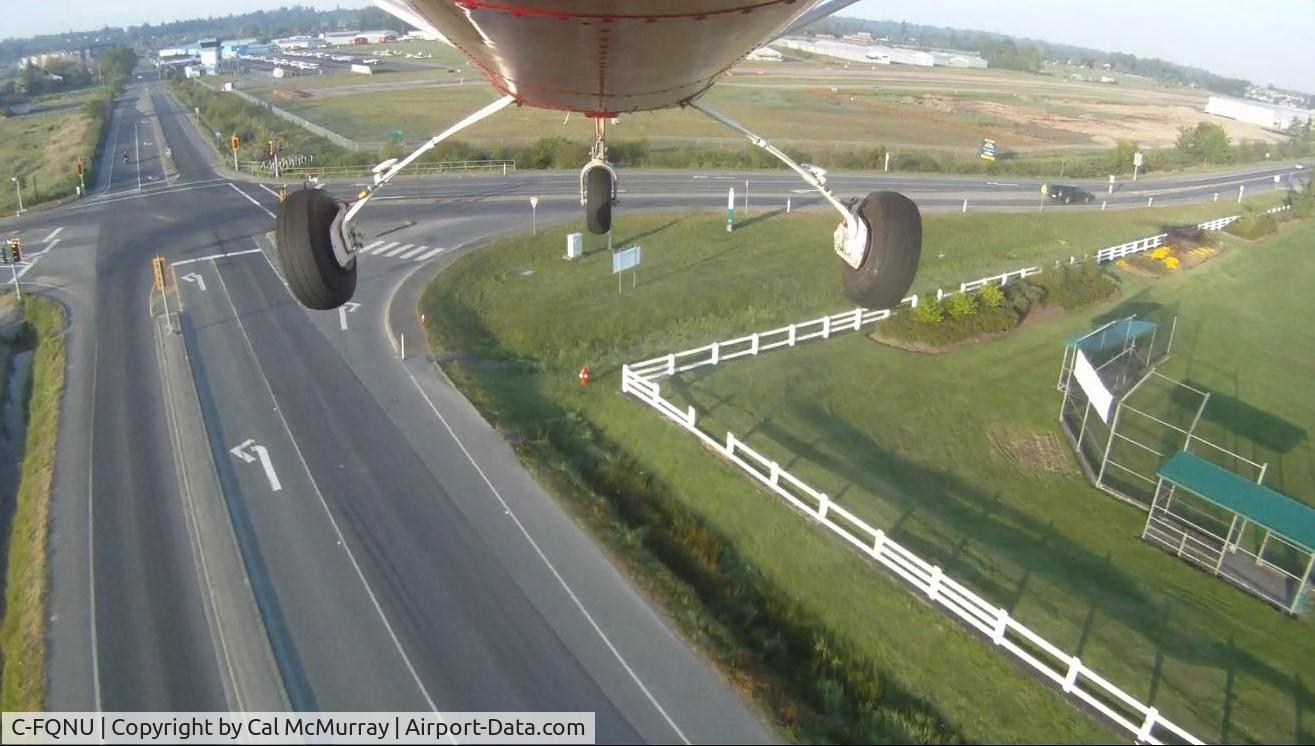 C-FQNU, 1966 Cessna 150F C/N 15064158, FQNU landing at Langley B.C Canada