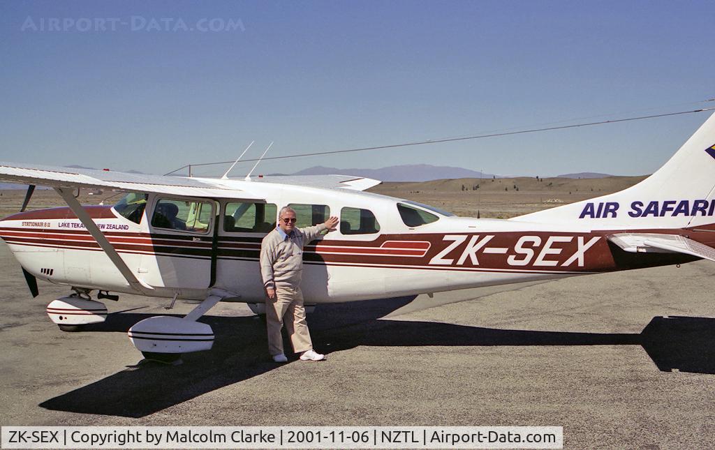 ZK-SEX, 1980 Cessna T207A C/N 20700609, Cessna T207A at Lake Tekapo Airport in 2001.