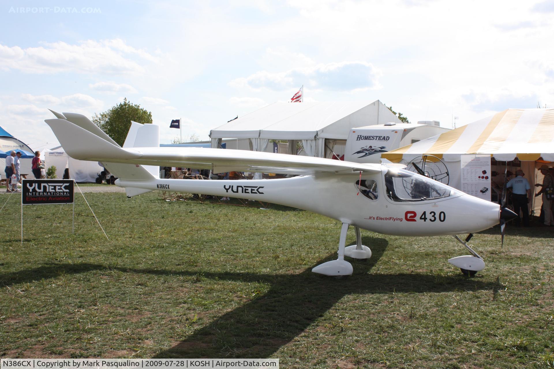 N386CX, Yuneec E430 C/N YN-E430-0905-001, YUNEEC E430