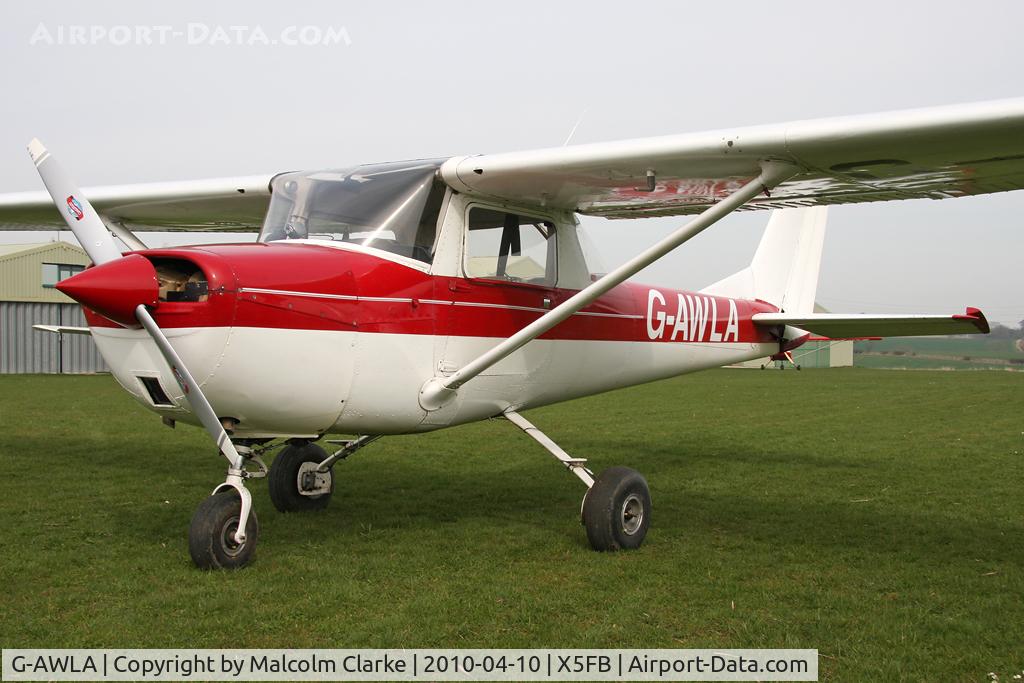 G-AWLA, 1968 Reims F150H C/N 0269, Reims F150H at Fishburn Airfield, UK in 2010.