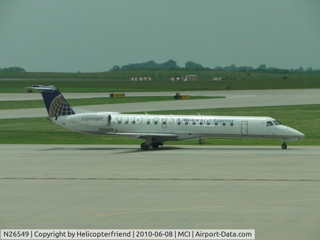 N26549, 2002 Embraer ERJ-145LR (EMB-145LR) C/N 145571, Taxiing to 19R