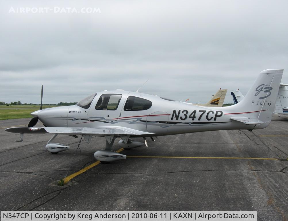 N347CP, 2008 Cirrus SR22 G3 GTS Turbo C/N 3044, Cirrus SR22 on the line.