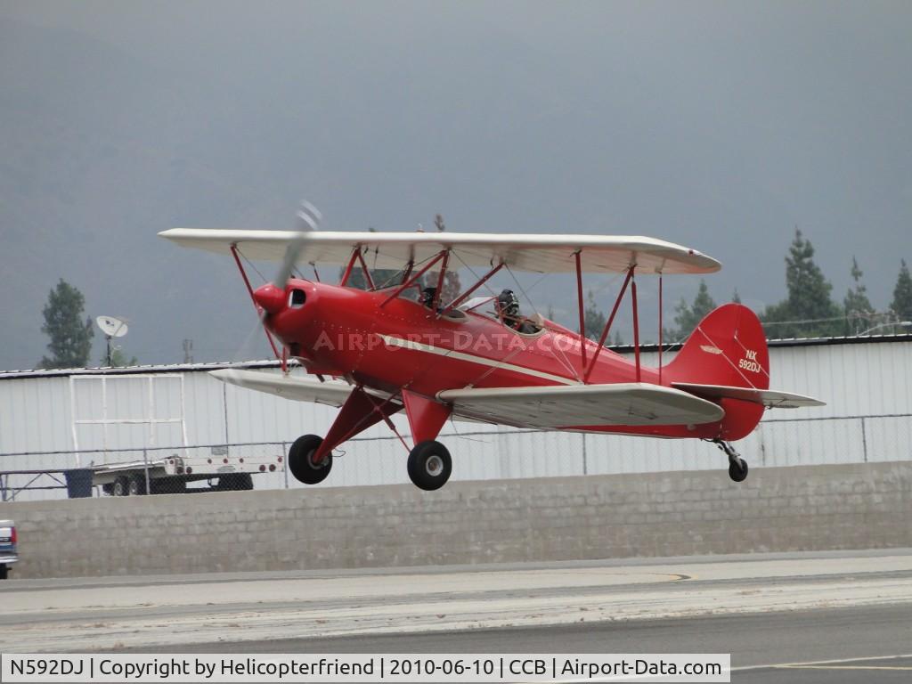 N592DJ, 2004 Hatz CB-1 C/N 592, Taking off from Cable