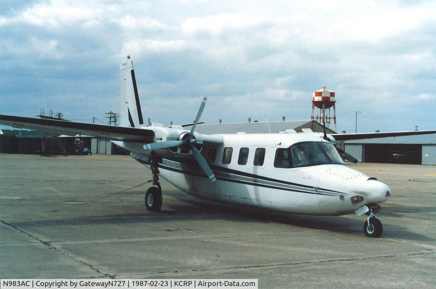 N983AC, Aero Commander 680FL Commander C/N 1343-26, At CRP.
