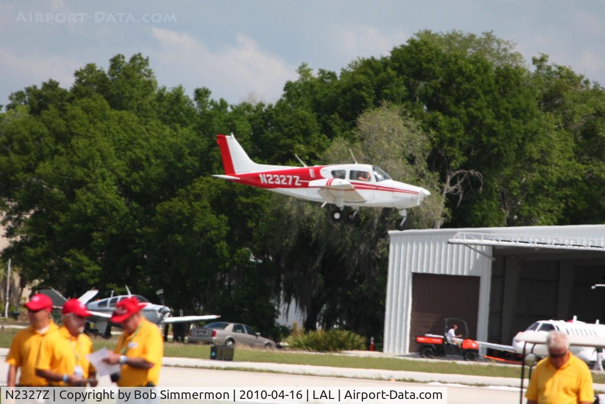 N2327Z, 1962 Beech 23 C/N M-29, Arriving at Lakeland, Florida during Sun N Fun 2010.