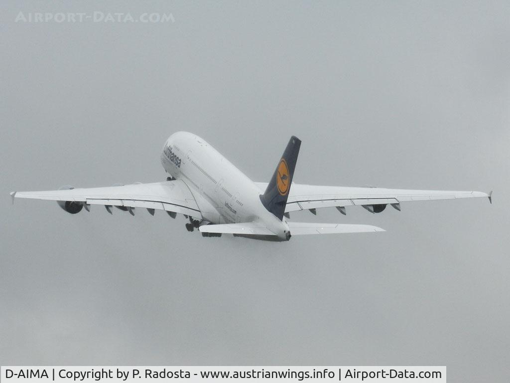 D-AIMA, 2010 Airbus A380-841 C/N 038, Takeoff