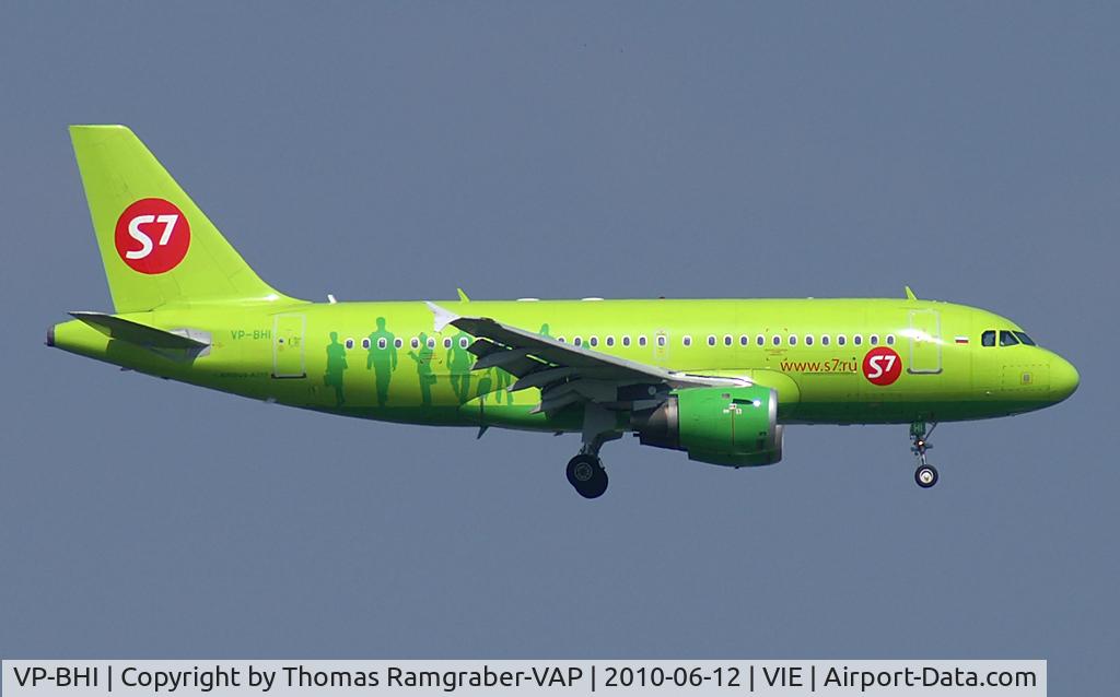 VP-BHI, 2003 Airbus A319-114 C/N 2028, S7 Airbus A319