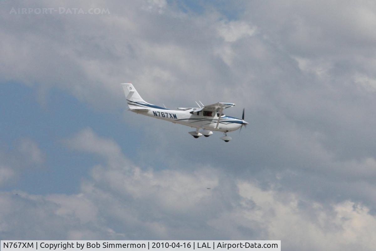 N767XM, 2007 Cessna 182T Skylane C/N 18282043, Arriving at Lakeland, Florida during Sun N Fun 2010.