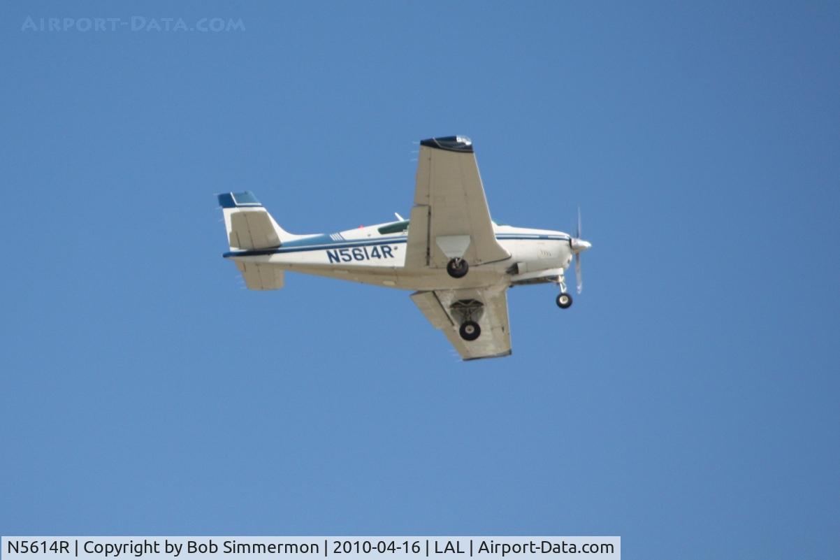 N5614R, Beech F33A Bonanza C/N CE-1414, Arriving at Lakeland, Florida during Sun N Fun 2010.