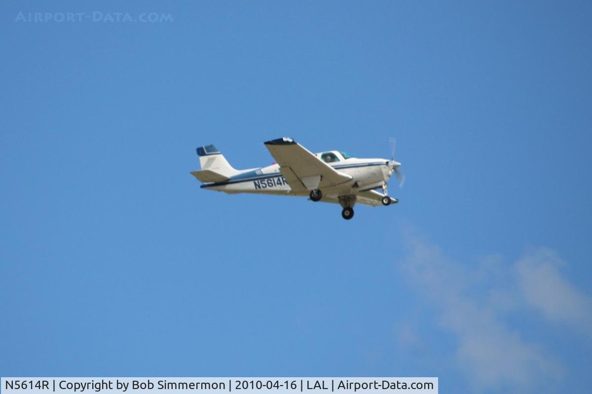 N5614R, Beech F33A Bonanza C/N CE-1414, Arriving at Lakeland, Florida during Sun N Fun 2010.