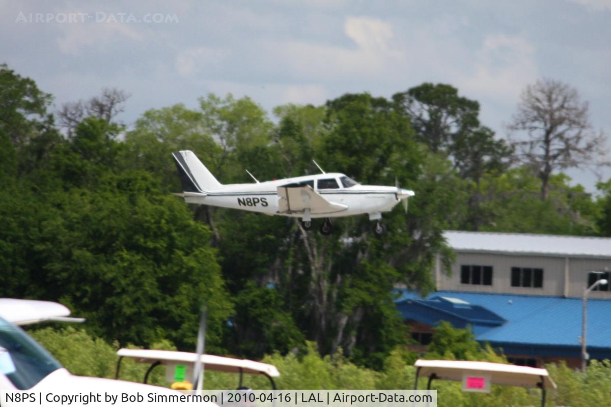 N8PS, 1959 Piper PA-24 C/N 24-1415, Arriving at Lakeland, Florida during Sun N Fun 2010.