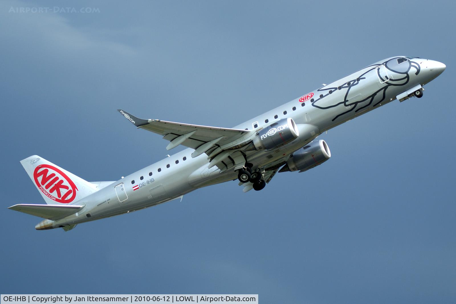 OE-IHB, 2009 Embraer 190LR (ERJ-190-100LR) C/N 19000294, ERJ-190-100LR Niki
