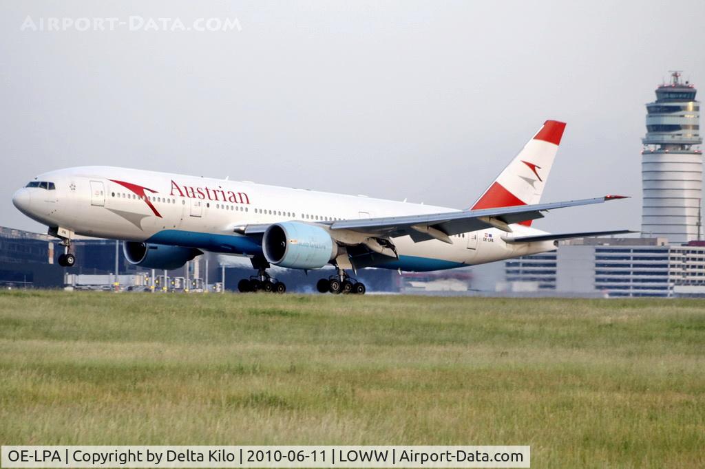 OE-LPA, 1997 Boeing 777-2Z9/ER C/N 28698, AUSTRIAN AIRLINES