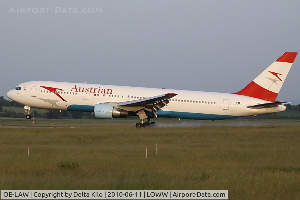 OE-LAW, 1992 Boeing 767-3Z9/ER C/N 26417, AUSTRIAN AIRLINES