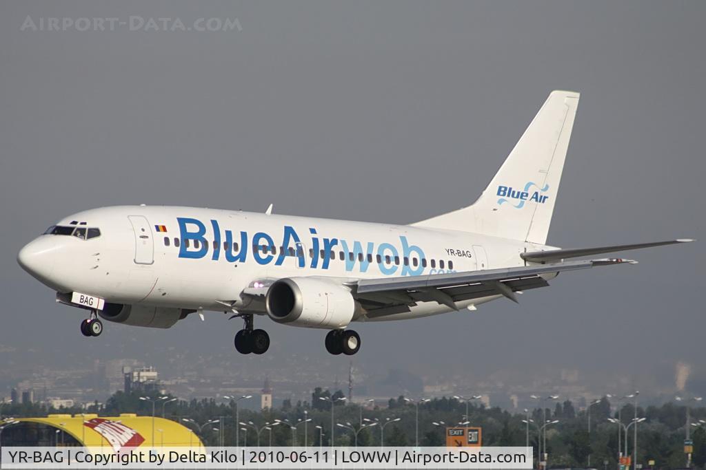YR-BAG, 1990 Boeing 737-5L9 C/N 24778, Blue Air