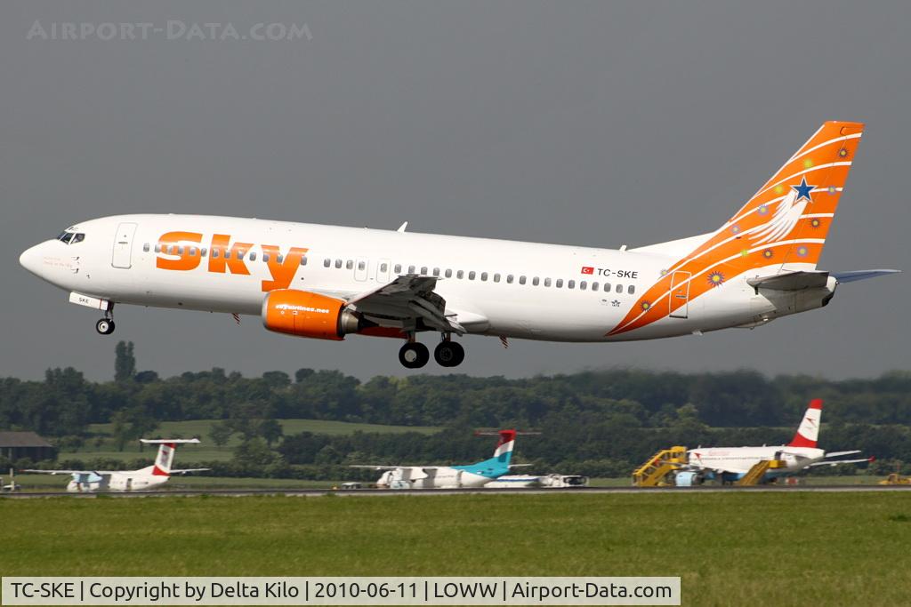 TC-SKE, 1992 Boeing 737-4Q8 C/N 25163, Sky Airlines