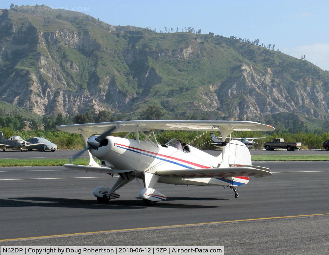 N62DP, 1988 Steen Skybolt C/N KEM 1, 1988 Glanville/Glanville STEEN SKYBOLT, Lycoming AEIO-360-B4A 180 Hp, taxi