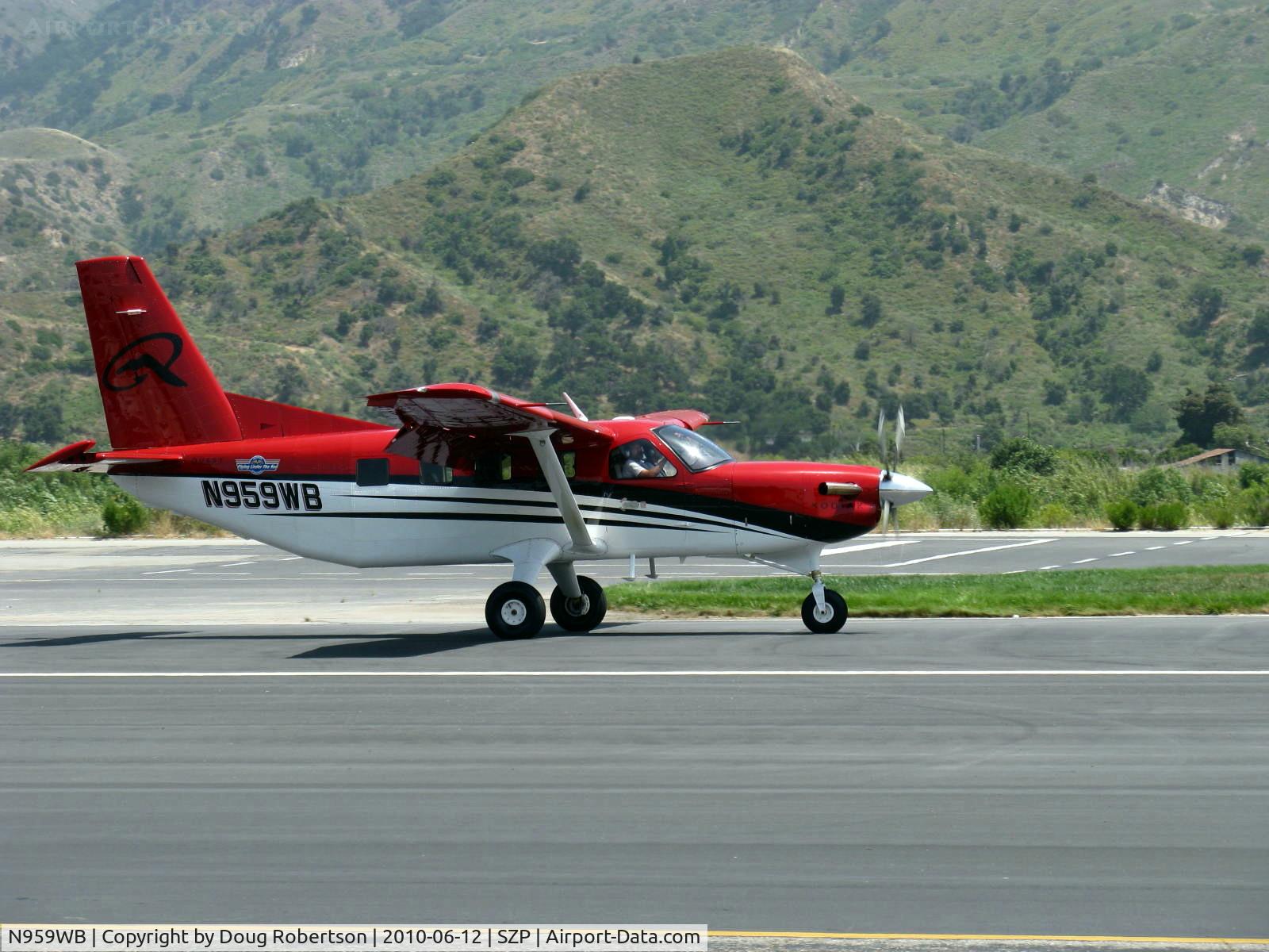 N959WB, 2009 Quest Kodiak 100 C/N 100-0016, 2009 Quest Aircraft KODIAK 100, P&W(Canada)PT6A-34 750 shp, STOL landing with flaps Rwy 22