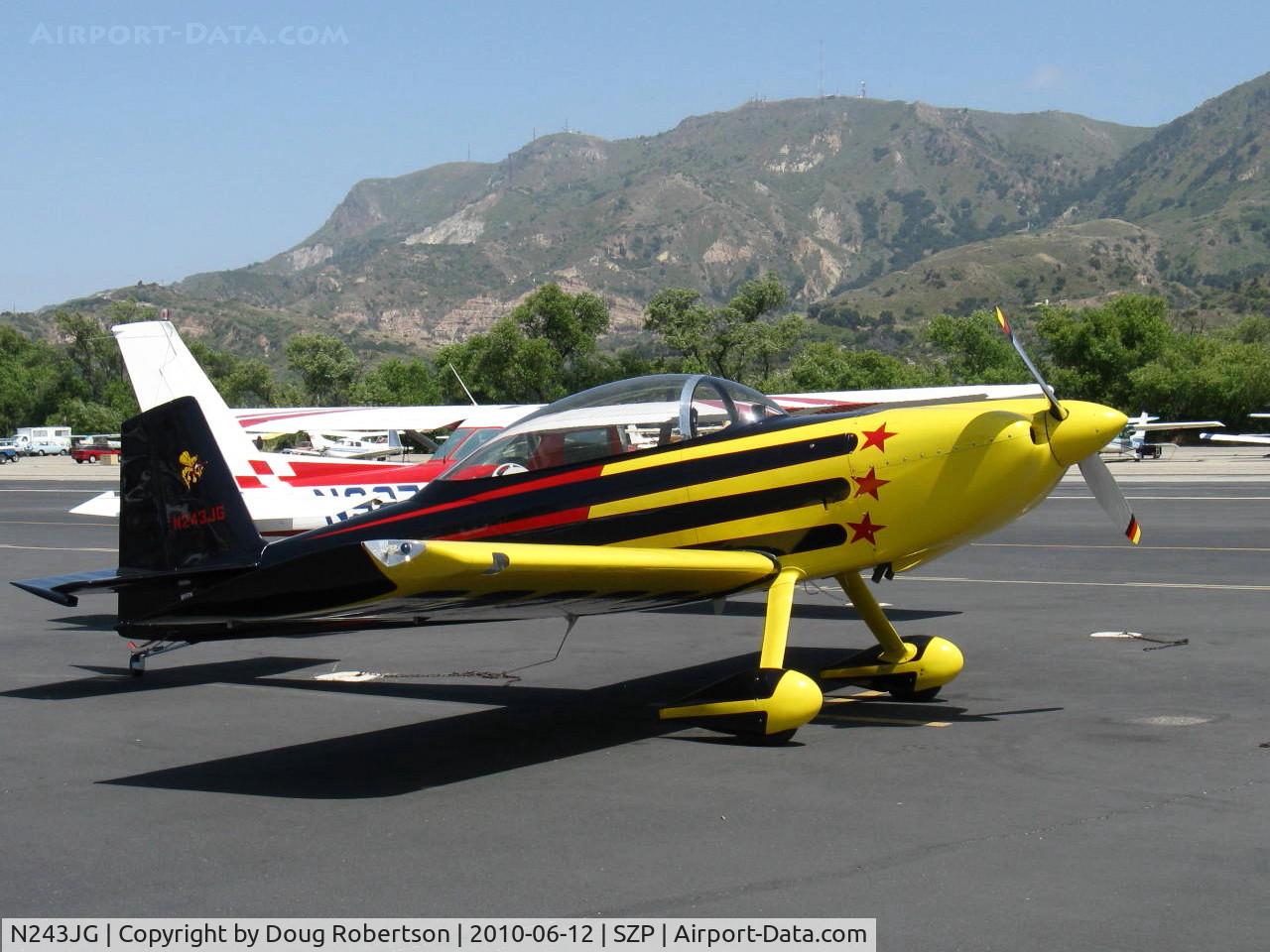 N243JG, 2001 Vans RV-8 C/N 80669, 2001 Grubbs VAN's RV-8, Lycoming IO-360