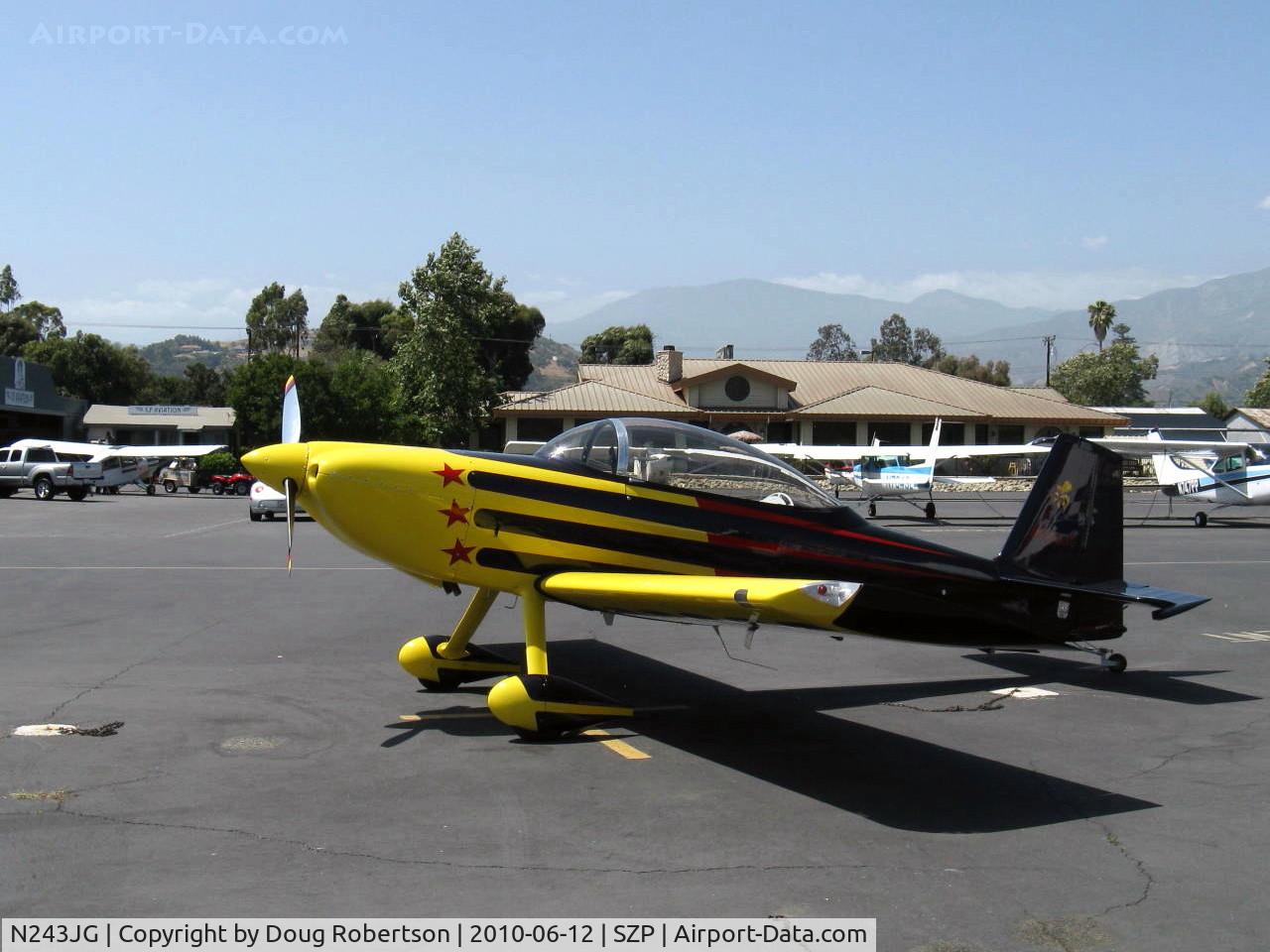 N243JG, 2001 Vans RV-8 C/N 80669, 2001 Grubbs VAN's RV-8, Lycoming IO-360
