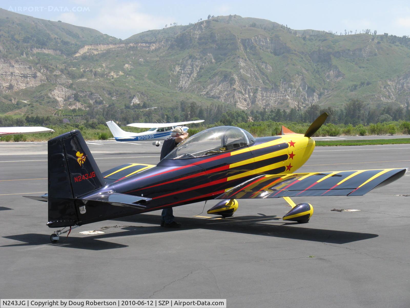 N243JG, 2001 Vans RV-8 C/N 80669, 2001 Grubbs VAN's RV-8, Lycoming IO-360