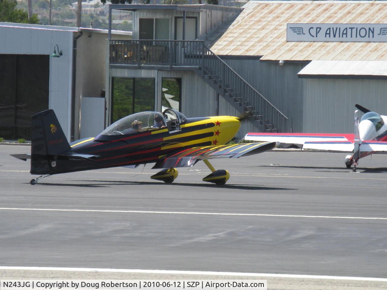 N243JG, 2001 Vans RV-8 C/N 80669, 2001 Grubbs VAN's RV-8, Lycoming IO-360