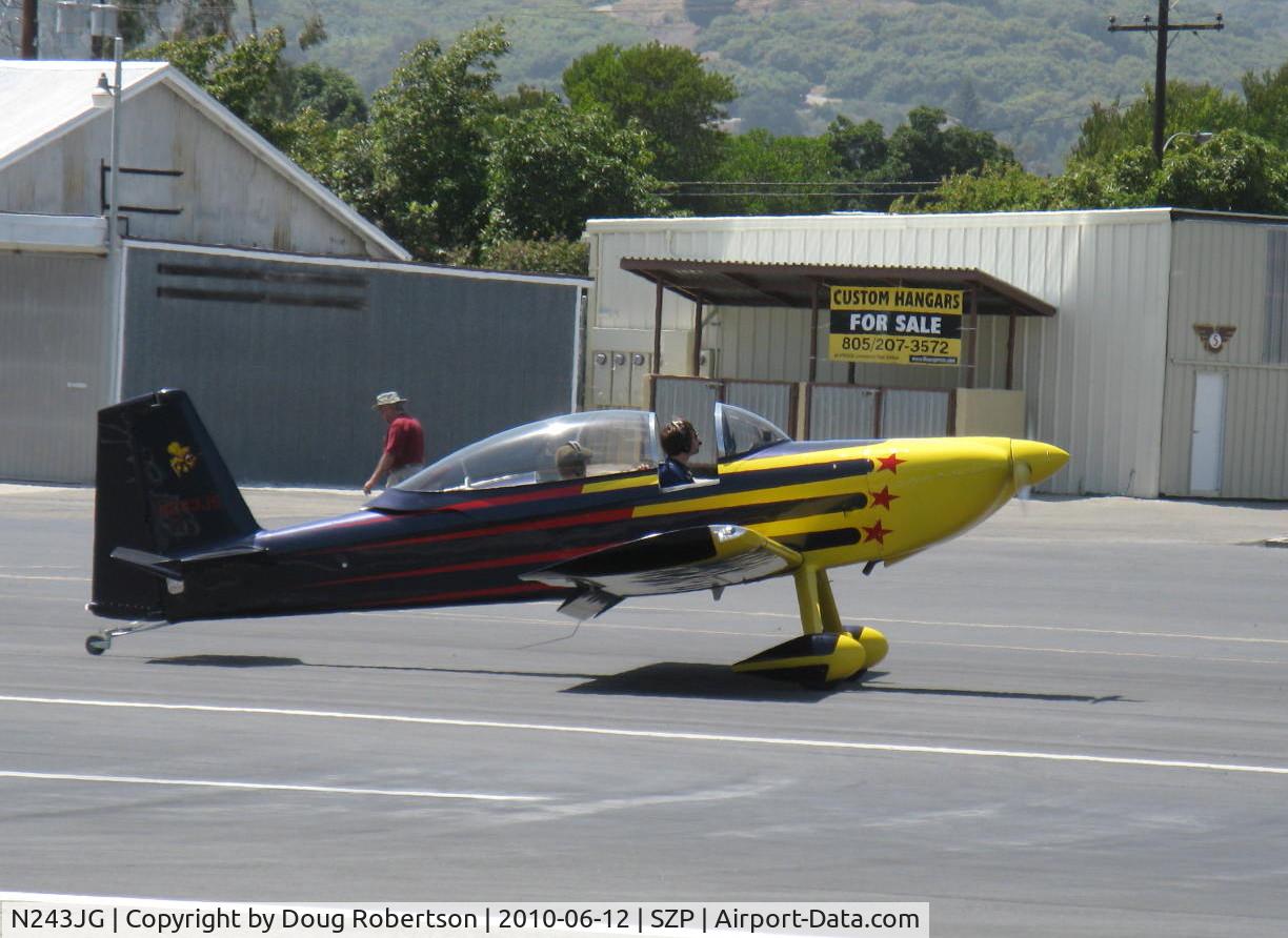N243JG, 2001 Vans RV-8 C/N 80669, 2001 Grubbs VAN's RV-8, Lycoming IO-360, taxi
