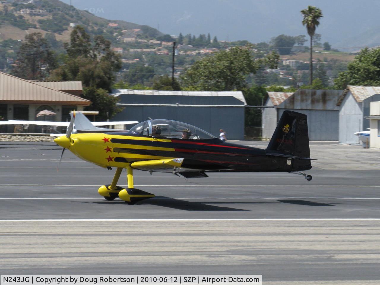 N243JG, 2001 Vans RV-8 C/N 80669, 2001 Grubbs VAN's RV-8, Lycoming IO-360, landing roll Rwy 22