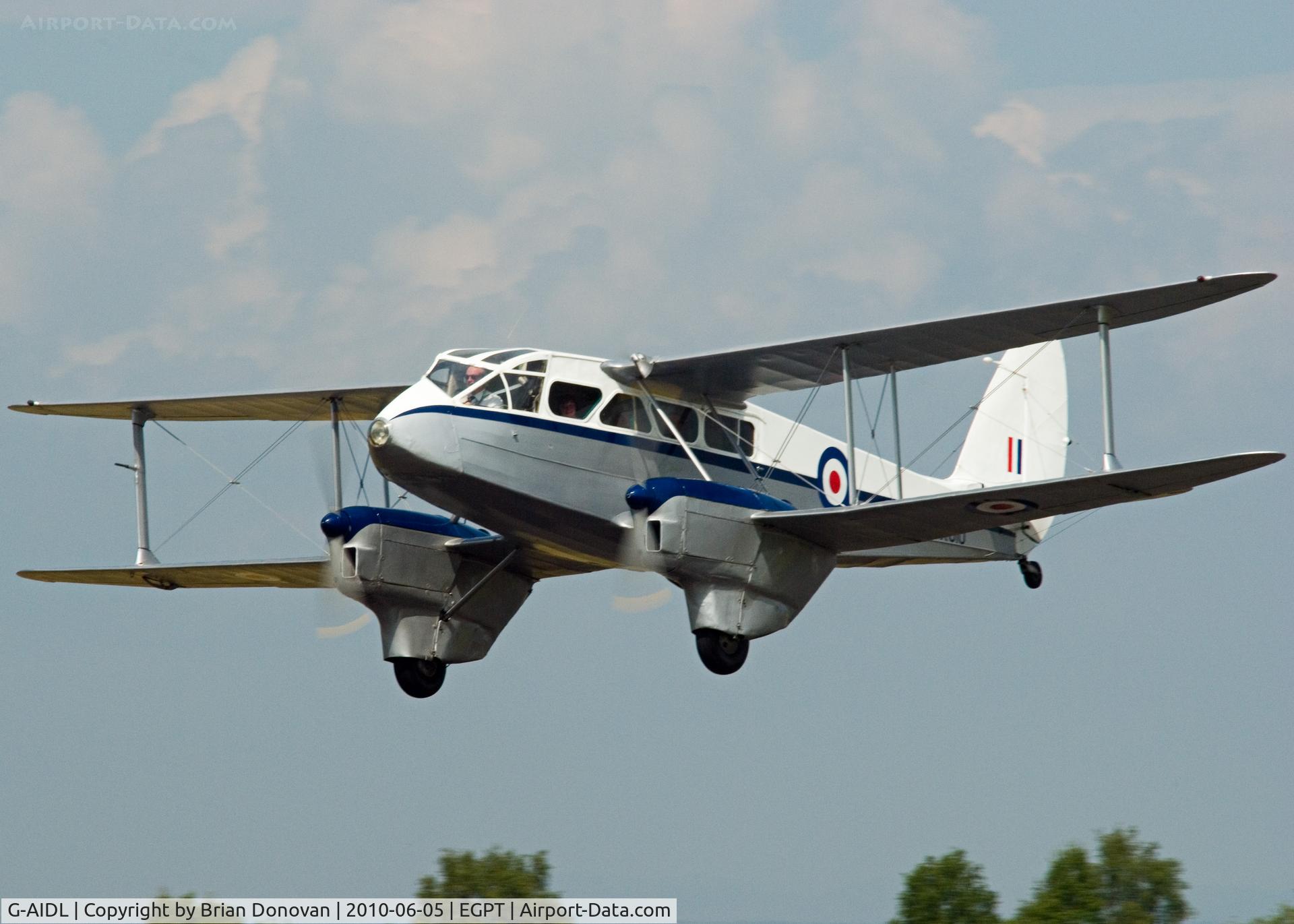 G-AIDL, 1946 De Havilland DH-89A Dominie/Dragon Rapide 6 C/N 6968, Perth 'Heart of Scotland' Airshow 2010