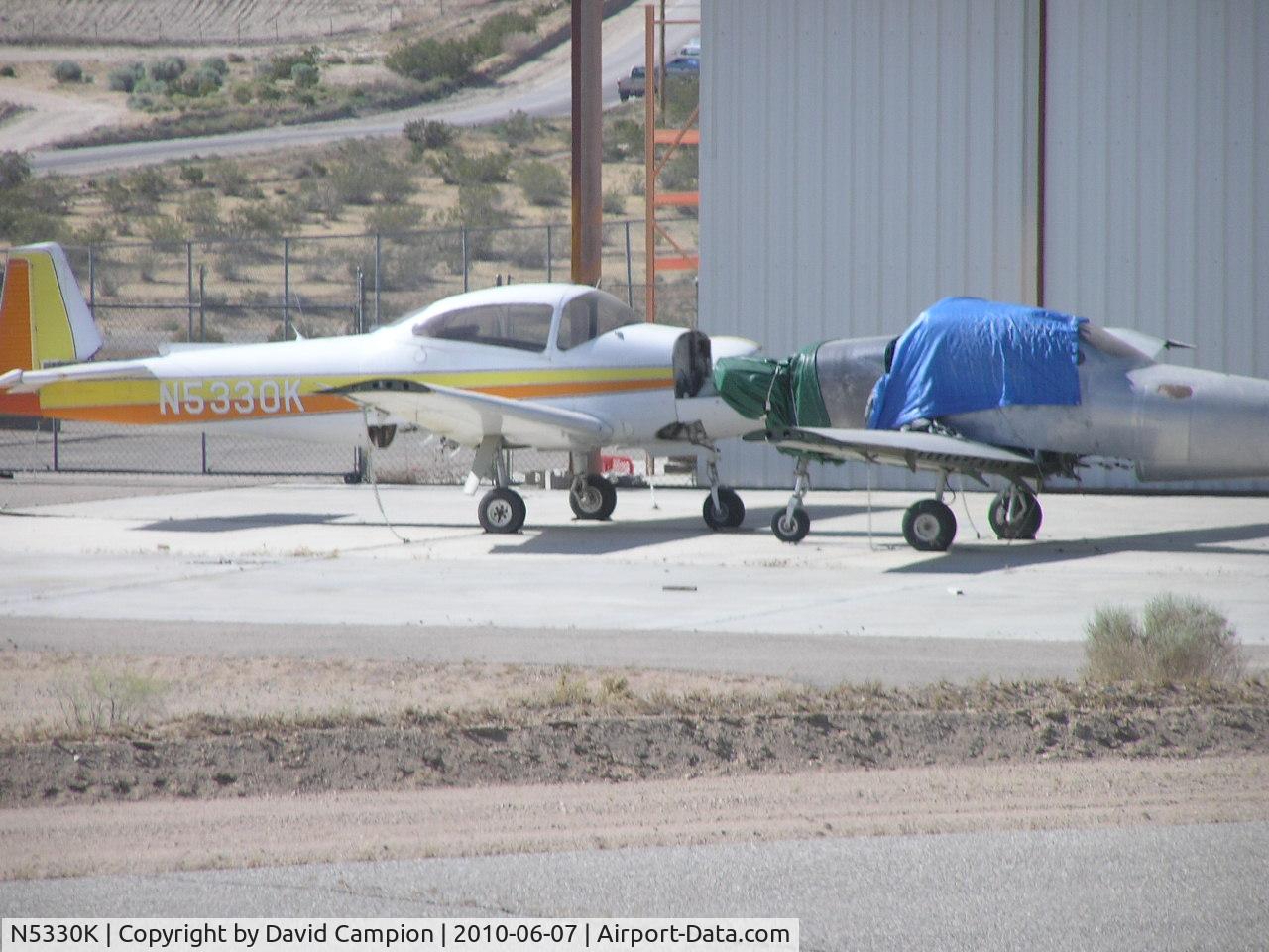 N5330K, 1950 Ryan NAVION B C/N NAV-4-2230B, Photo taken at the side of I-15 near Victorville, CA