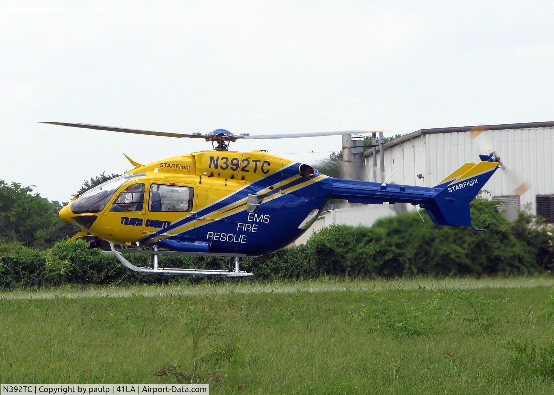 N392TC, Eurocopter-Kawasaki EC-145 (BK-117C-2) C/N 9286, At Metro Aviation / Downtown Shreveport.