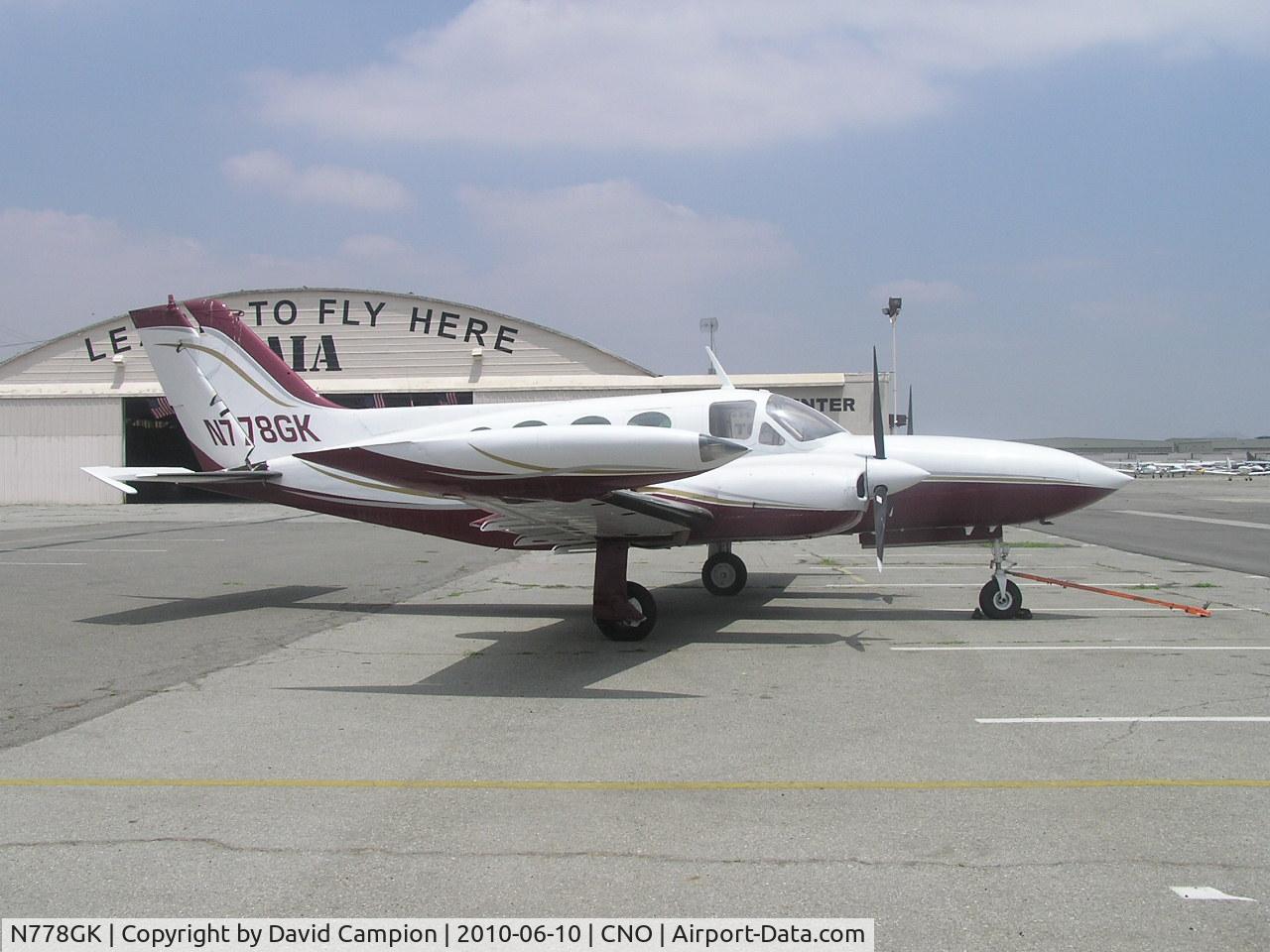 N778GK, 1971 Cessna 421B Golden Eagle C/N 421B0118, At Chino, CA