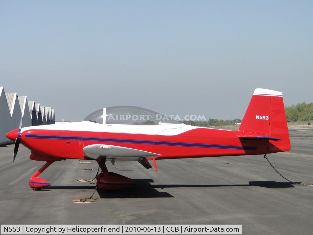 N553, 2005 Vans RV-8A C/N 80693, Parked in transient parking