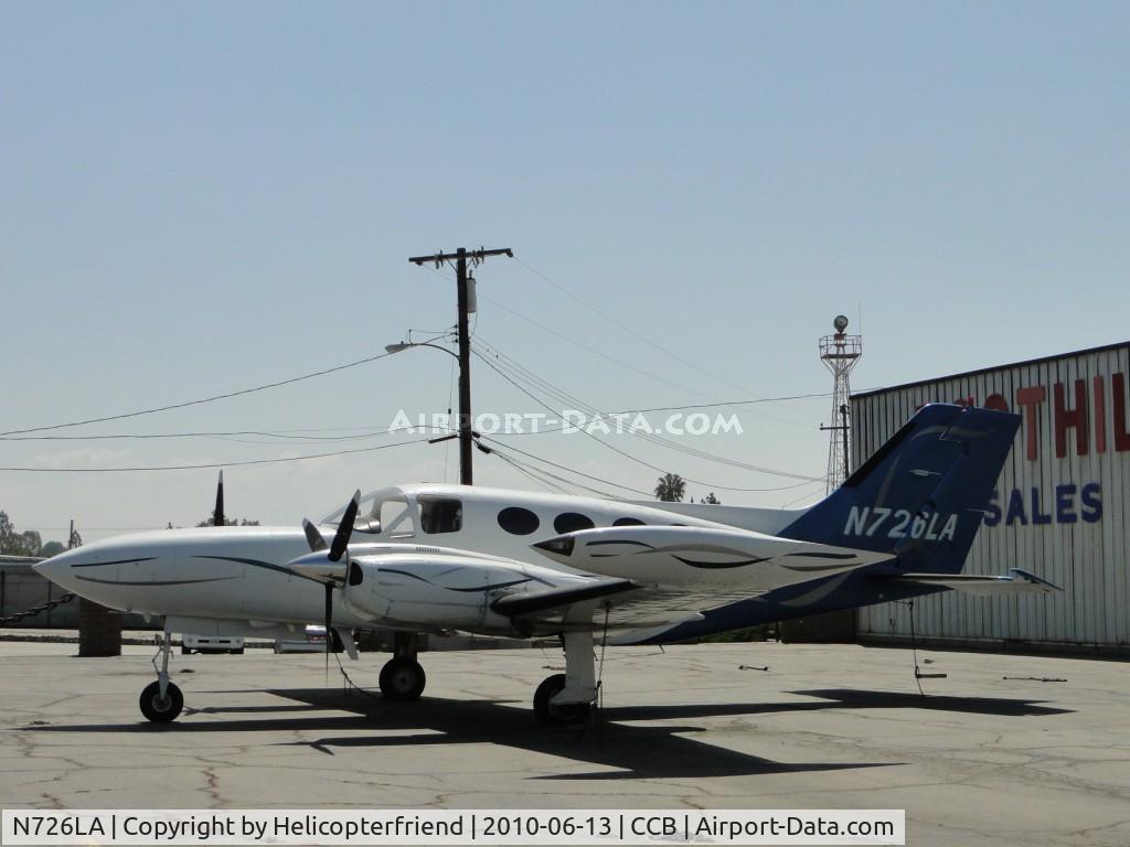 N726LA, 1974 Cessna 421B Golden Eagle C/N 421B0651, Parked at Foothill Sales and Service